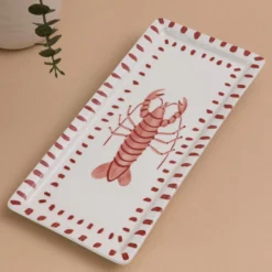 Vassoio in ceramica 35x16 cm