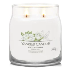 White Gardenia, candela in giara media Yankee Candle