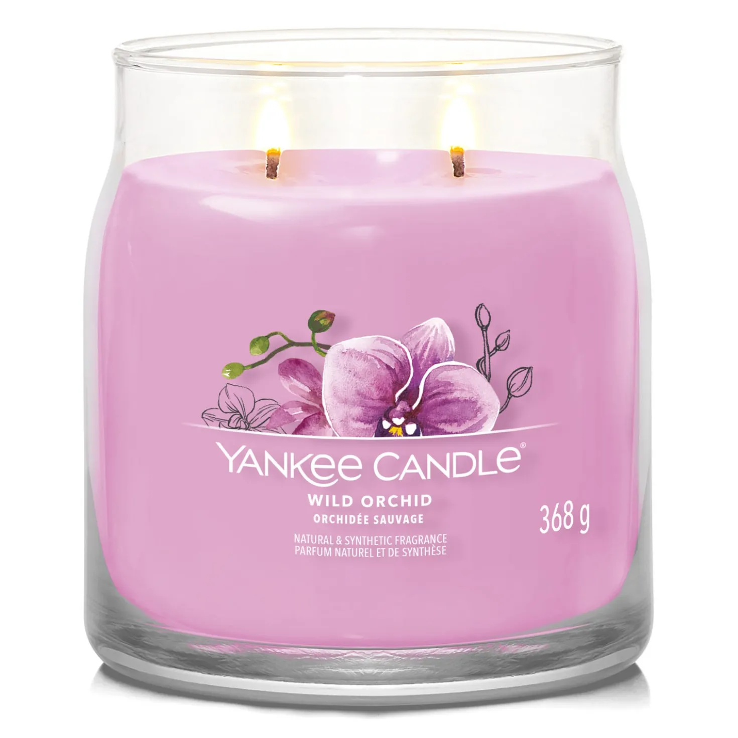 Wild Orchid, candela in giara media Yankee Candle