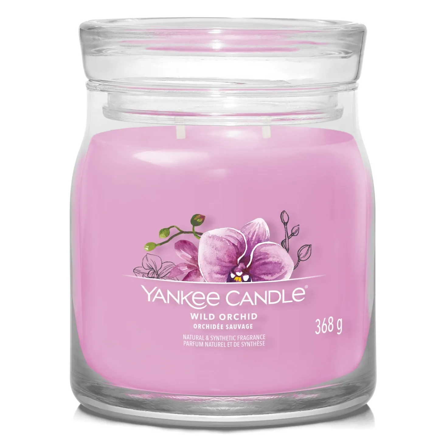 Wild Orchid, candela in giara media Yankee Candle