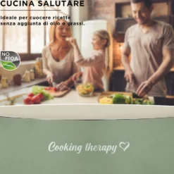 Wok 28 cm avocado Cooking Therapy