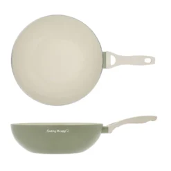 Wok 28 cm avocado Cooking Therapy