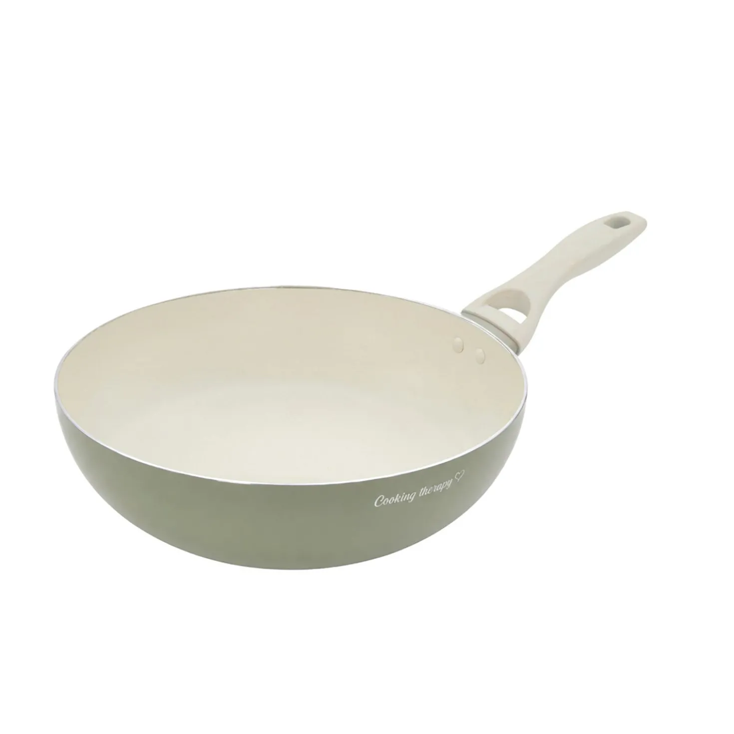 Wok 28 cm avocado Cooking Therapy