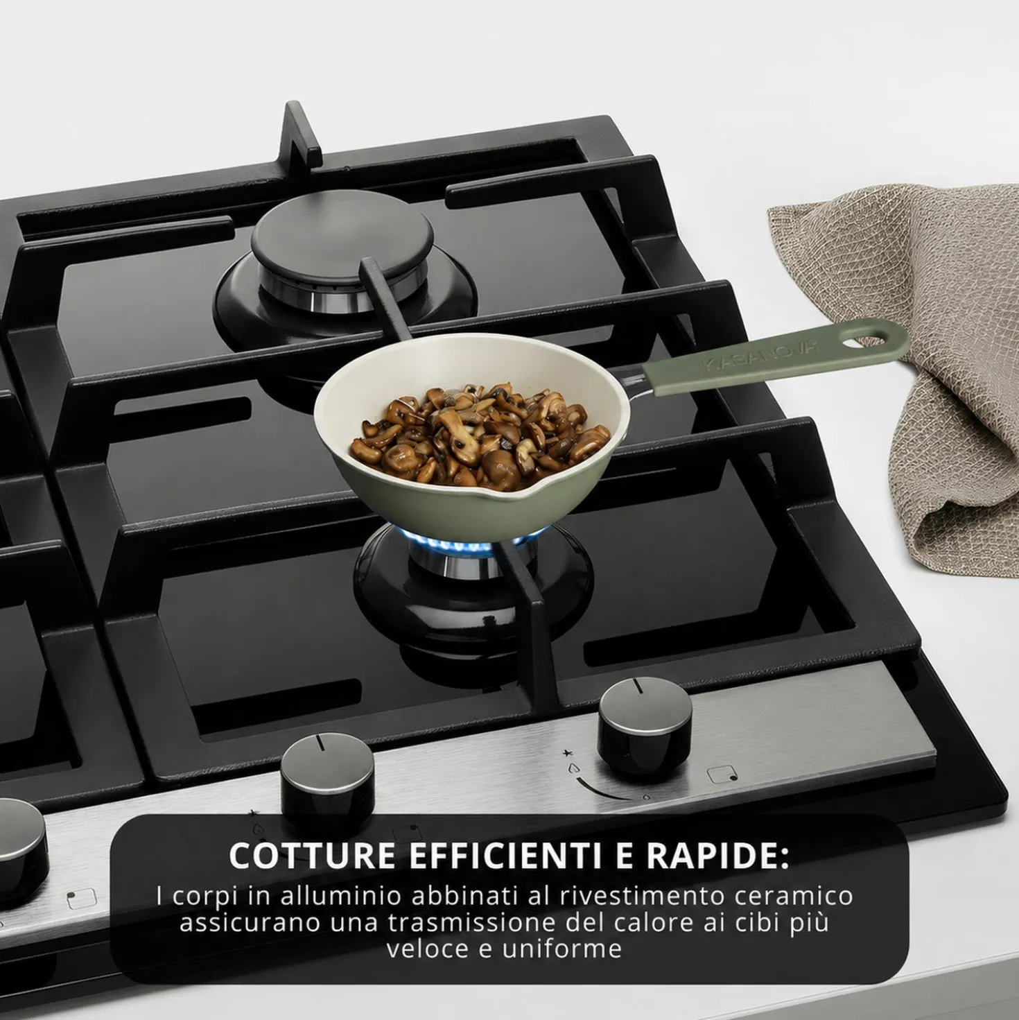 Wok 12 cm Mini Fantasy verde