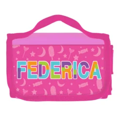 Zainetto bambina porta merenda nome Federica
