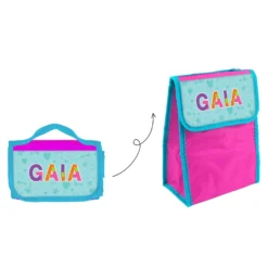 Zainetto bambina porta merenda nome Gaia