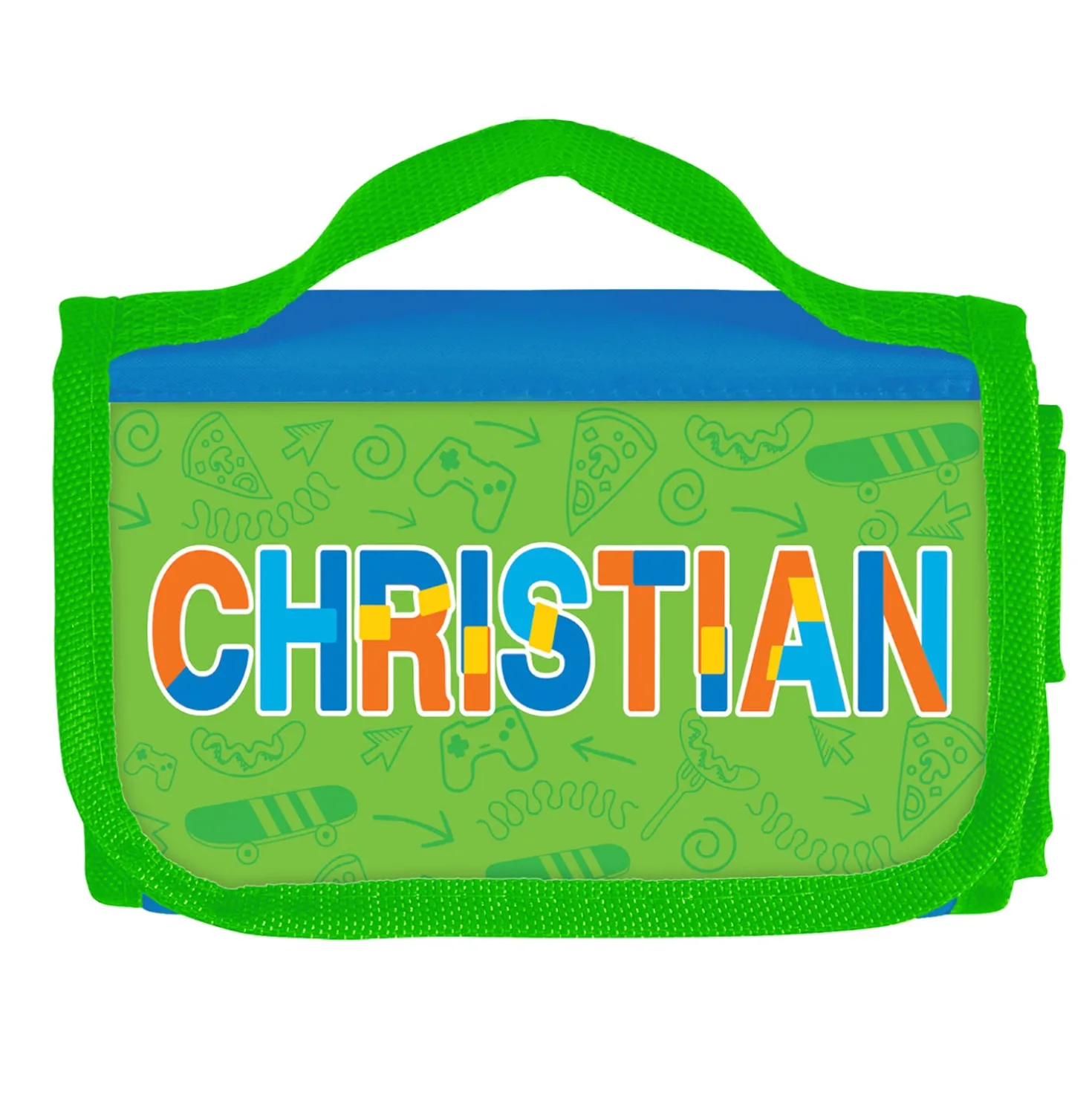 Zainetto bambino porta merenda nome Christian
