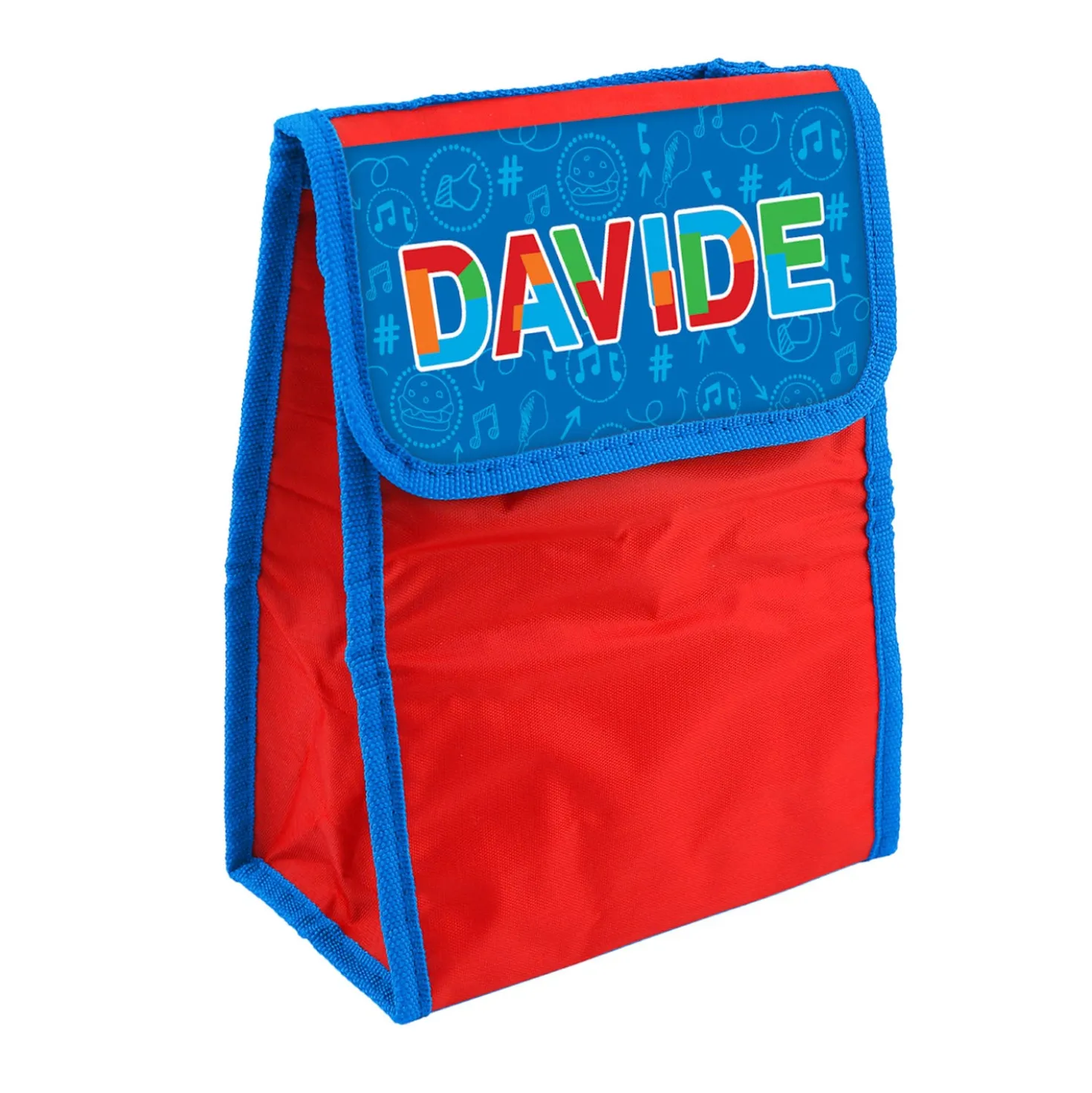 Zainetto bambino porta merenda nome Davide