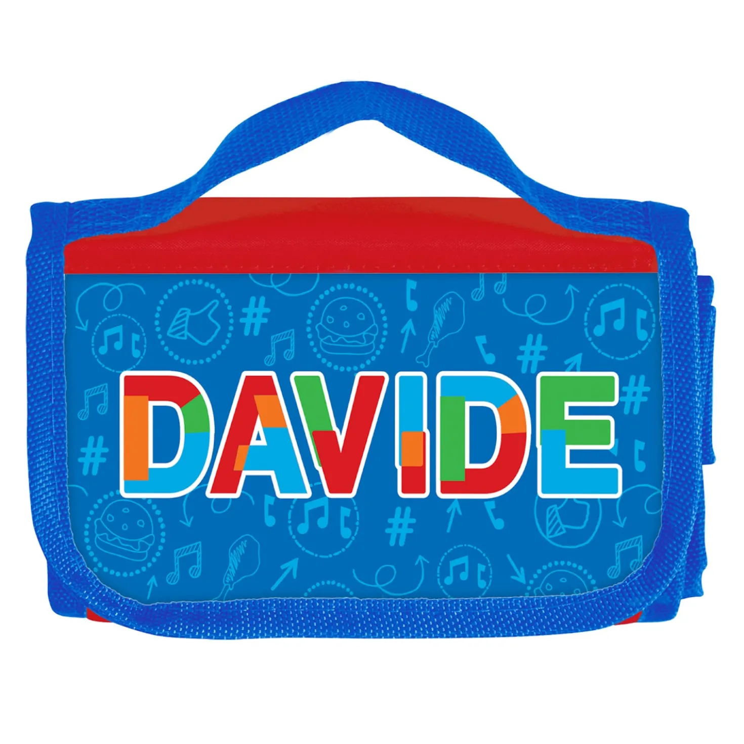 Zainetto bambino porta merenda nome Davide