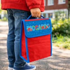 Zainetto bambino porta merenda nome Riccardo
