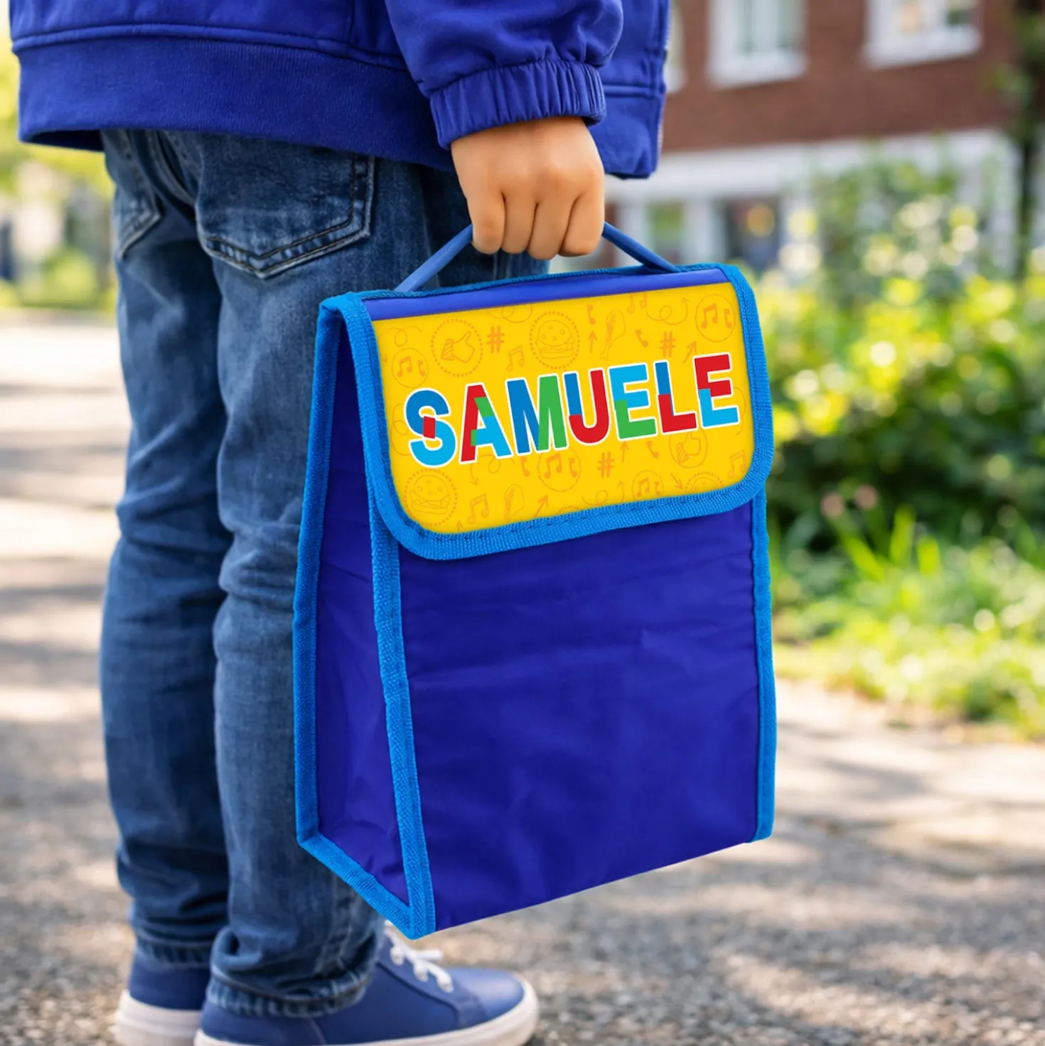 Zainetto bambino porta merenda nome Samuele